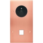 MODELEC - Façade Confidence Laiton Cuivre Satine Double Verticale PC M1 à Vis