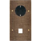 MODELEC - Façade Fascination Laiton Coslan Double Verticale PCK M1 Vis