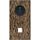 MODELEC - Façade Fascination Laiton Fauve Double Verticale PC M1