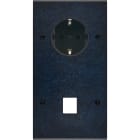 MODELEC - Façade Fascination Laiton Ombre Double Verticale PCK M1 Vis