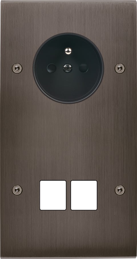 MODELEC - Façade Confidence Laiton Canon De Fusil Double Verticale PC M2 à Vis