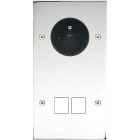 MODELEC - Façade Confidence Laiton Chrome Double Verticale PC M2 à Vis