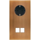 MODELEC - Façade Confidence Laiton Bronze Double Verticale PCK M2