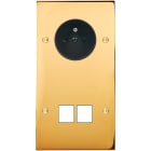 MODELEC - Façade Confidence Laiton Or Miroir Double Verticale PC M2 à Vis