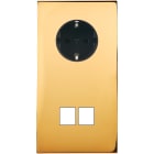 MODELEC - Façade Confidence Laiton Or Miroir Double Verticale PCK M2 Magnetique