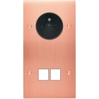 MODELEC - Façade Confidence Laiton Cuivre Satine Double Verticale PC M2 à Vis