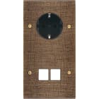 MODELEC - Façade Fascination Laiton Coslan Double Verticale PCK M2 Vis