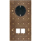 MODELEC - Façade Fascination Laiton Atlas Double Verticale PCK M2 Vis