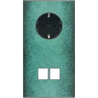 MODELEC - Façade Fascination Laiton Jade Double Verticale PCK M2 Mag