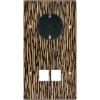 MODELEC - Façade Fascination Laiton Fauve Double Verticale PCK M2 Vis