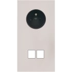 MODELEC - Façade Désir Gris Perle Mat Double Verticale PC 2 Medias