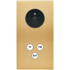 MODELEC - Façade Confidence Laiton Brosse Double Verticale PC C3