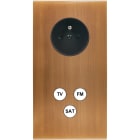 MODELEC - Façade Confidence Laiton Vieux Bronze Double Verticale PC C3