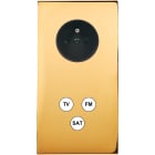 MODELEC - Façade Confidence Laiton Or Miroir Double Verticale PC C3