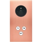 MODELEC - Façade Confidence Laiton Cuivre Satinedouble Verticale PC C3