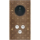 MODELEC - Façade Fascination Laiton Atlas Double Verticale PC C3 à Vis