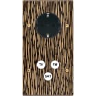MODELEC - Façade Fascination Laiton Fauve Double Verticale PCK C3 Vis