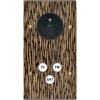 MODELEC - Façade Fascination Laiton Fauve Double Verticale PC C3 à Vis