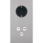 MODELEC - Façade Désir Alu Mat Double Verticale PCK C3