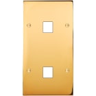 MODELEC - Façade Confidence Laiton Or Miroir Double Verticale M1 M1 à Vis