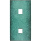 MODELEC - Façade Fascination Laiton Jade Double Verticale M1 M1