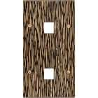 MODELEC - Façade Fascination Laiton Fauve Double Verticale M1 M1 à Vis