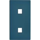 MODELEC - Façade "M" Gris Mat Double Verticale 1 Media magnétique