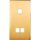 MODELEC - Façade Confidence Laiton Or Miroir Double Verticale M1 M2