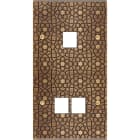 MODELEC - Façade Fascination Laiton Atlas Double Verticale M1 M2 à Vis