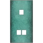 MODELEC - Façade Fascination Laiton Jade Double Verticale M1 M2