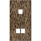 MODELEC - Façade Fascination Laiton Fauve Double Verticale M1 M2