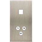 MODELEC - Façade Confidence Laiton Acier Double Verticale M1 C3