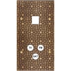 MODELEC - Façade Fascination Laiton Atlas Double Verticale M1 C3 à Vis