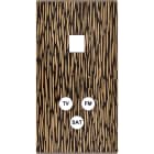 MODELEC - Façade Fascination Laiton Fauve Double Verticale M1 C3