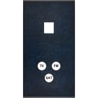 MODELEC - Façade Fascination Laiton Ombre Double Verticale M1 C3