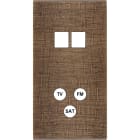 MODELEC - Façade Fascination Laiton Coslan Double Verticale M2 C3