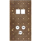 MODELEC - Façade Fascination Laiton Atlas Double Verticale M2 C3 à Vis