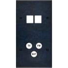 MODELEC - Façade Fascination Laiton Ombre Double Verticale M2 C3 à Vis