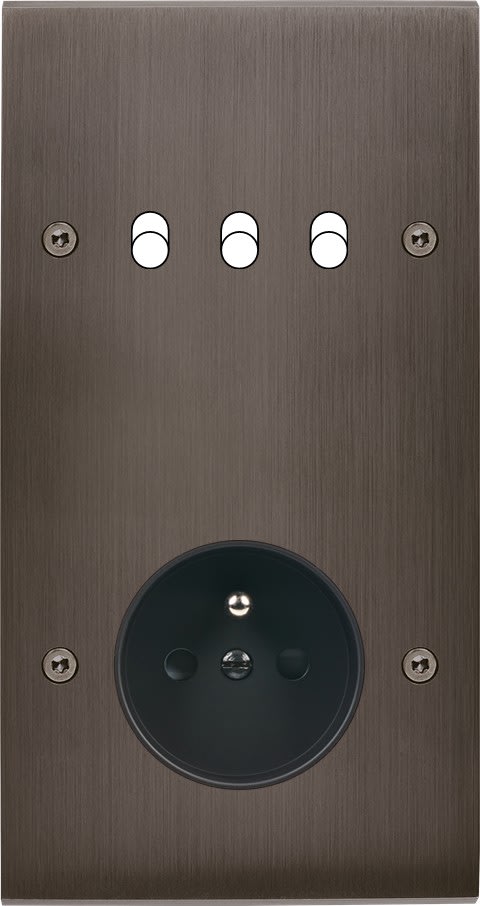 MODELEC - Façade Confidence Laiton Canon De Fusil Double Verticale B3 PC à Vis