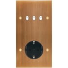 MODELEC - Façade Confidence Laiton Bronze Double Verticale B3 PCK V