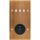 MODELEC - Façade Confidence Laiton Vieux Bronze Double Verticale B3 PC à Vis