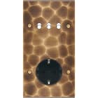 MODELEC - Façade Fascination Laiton Onde Double Verticale B3 PCK Vis