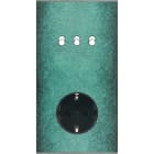 MODELEC - Façade Fascination Laiton Jade Double Verticale B3 PCK Mag