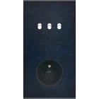 MODELEC - Façade Fascination Laiton Ombre Double Verticale 3 Basculeurs PC Magnet