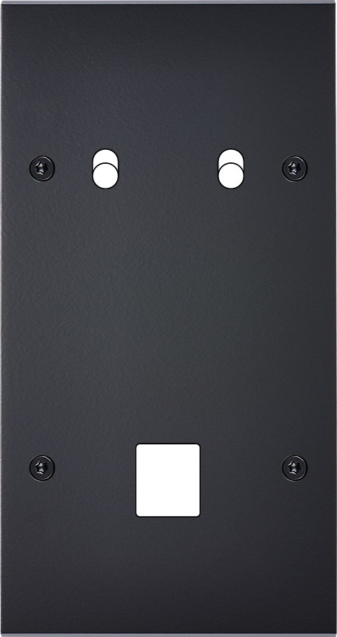 MODELEC - Façade Confidence Laiton Noir Mat Double Verticale B2 M1 à Vis