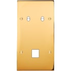MODELEC - Façade Confidence Laiton Or Miroir Double Verticale B2 M1 à Vis