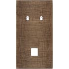 MODELEC - Façade Fascination Laiton Coslan Double Verticale 2 Basculeurs M1 Magnet
