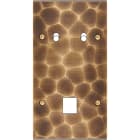 MODELEC - Façade Fascination Laiton Onde Double Verticale B2 M1 à Vis