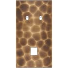 MODELEC - Façade Fascination Laiton Onde Double Verticale 2 Basculeurs M1 Magnet