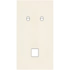 MODELEC - Façade Désir Ivoire Mat Double Verticale B2 M1